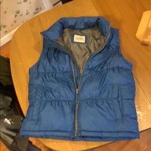 Old Navy Men’s Medium Vest.  Blue and Grey